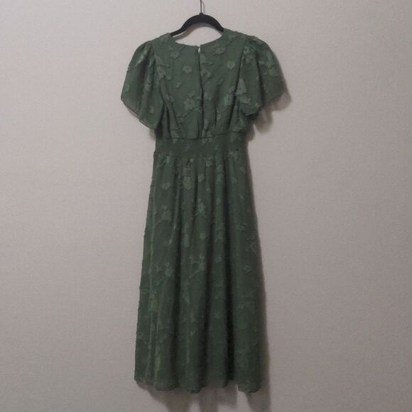 Baltic Born Sage Green Floral Midi Dress - Picture 6 of 6